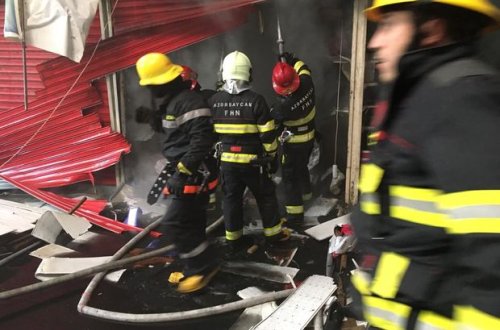 Nazir müavini “Sədərək”dəki yanğın yerində