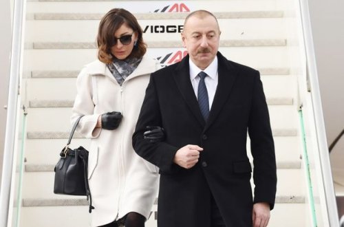 İlham Əliyev və Mehriban Əliyeva İtaliyaya getdilər