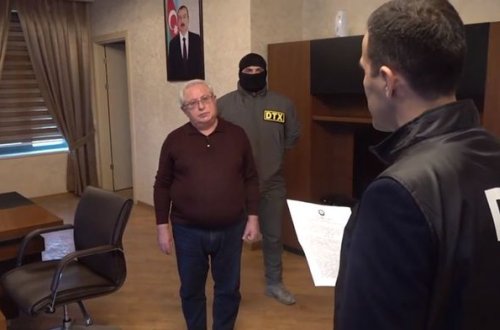 DTX Neftçalada vəzifəli şəxslərin tutulmasının görüntülərini yaydı - ANBAAN VİDEO