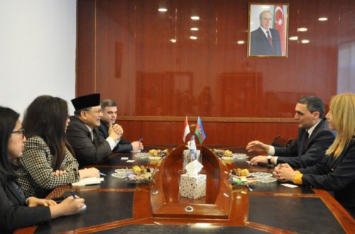 İndoneziyanın Azərbaycandakı səfiri Mingəçevir Dövlət Universitetində olub