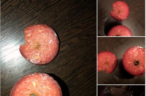 “SAB” şirkətinin kolbasasından paslanmış bolt çıxdı - FOTO