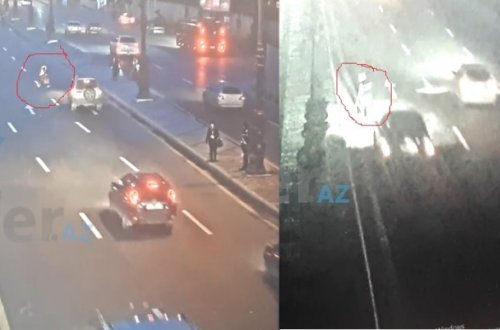Bakıda süpürgəçi qadınları maşın belə vurdu VİDEO +16