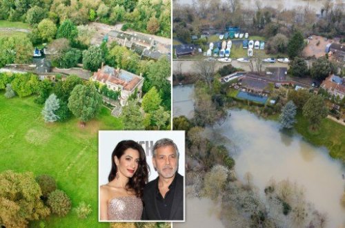 Corc Kluninin 15 MİLYON DOLLARlıq əmlakı su altında qaldı - FOTOLAR