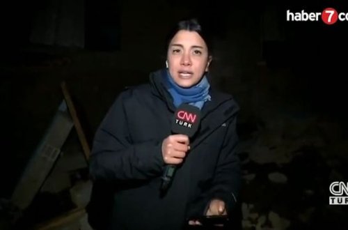 Турецкие телевизионщики сняли на видео момент землетрясения в провинции Ван - ВИДЕО