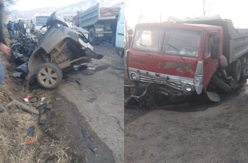 В Гедабее произошло ДТП, есть погибший - ВИДЕО