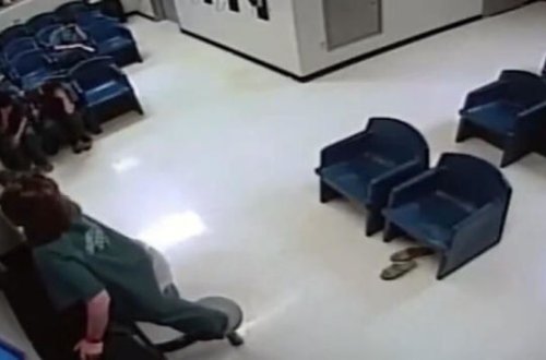 Qadın məhbus həbsxanadan bu yolla qaçmaq istədi - VİDEO