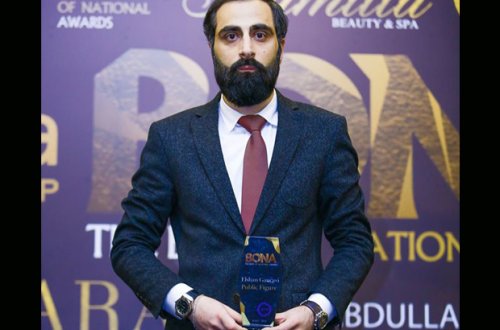 Elşən Gəncəvi “BONA” Mükafatına layiq görüldü – İctimai Xadim