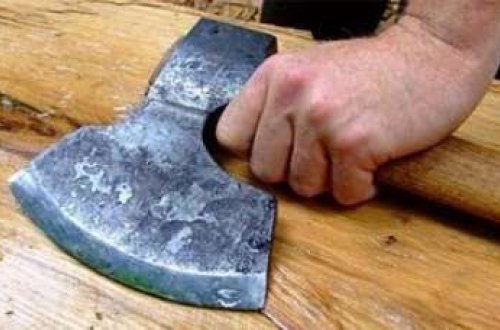 Dəhşətli qətl - Anasını və nənəsini yatdığı yerdə baltaladı