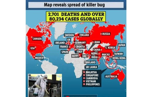 Koronavirusun aşkarlandığı ölkələrin siyahısı - Azərbaycanın adı yoxdur - FOTO