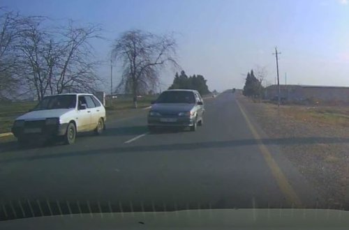 Azərbaycanda “qaydasız” sürücülər - VİDEO