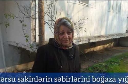 Şirvanda Azərsu sakinləri boğaza yığıb ! L-İbrahimov bina 18 in sakinləri etiraz edir!