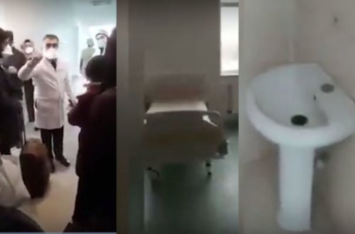 Прибывших из Ирана в Азербайджан заставили ждать медобследования шесть часов - ВИДЕО