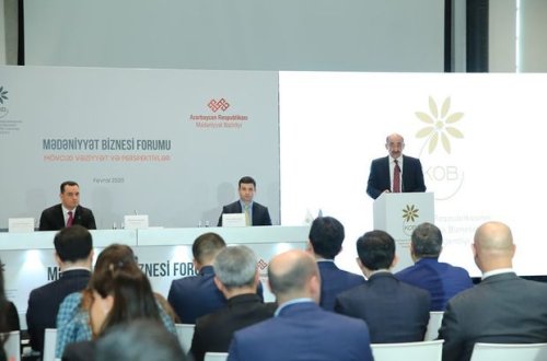 Mədəniyyət və incəsənət biznesinə dair Forum təşkil olunub - VİDEO