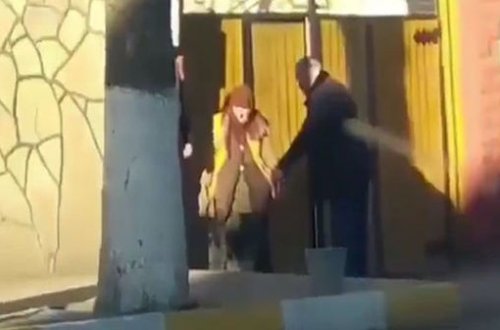 Azərbaycanda hiddət doğuran görüntü - VİDEO