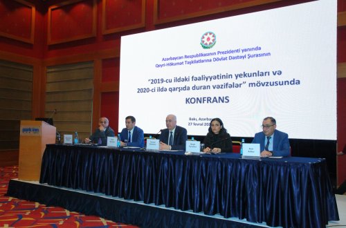 Şura hesabat konfransı keçirdi və 2020-ci ilin prioritetlərini açıqladı