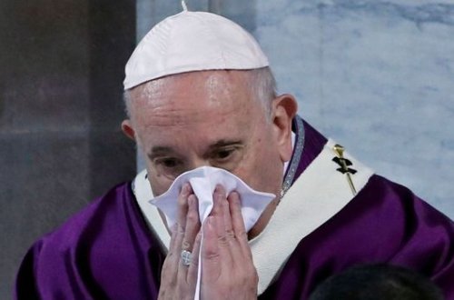 Папа Римский Франциск отменил мессу из-за болезни