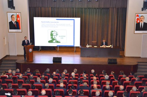 Şamaxı rayonunda 2019-cu ilin sosial-iqtisadi inkişafının yekunları ilə bağlı hesabat yığıncağı keçirilib - FOTOLAR