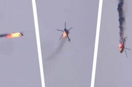 Türkiyə rus helikopterini vurdu - Şəhidlərin qisası alındı (ANBAAN VİDEO)