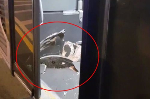 Bu qəza görənləri heyrətə saldı - VİDEO