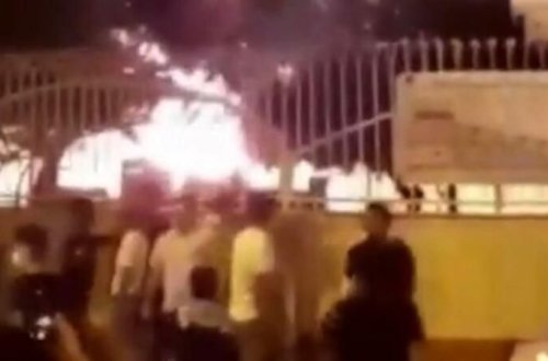 İranda DƏHŞƏT: Koronovirusa yoluxanların yerləşdiyi xəstəxana yandırıldı — VİDEO