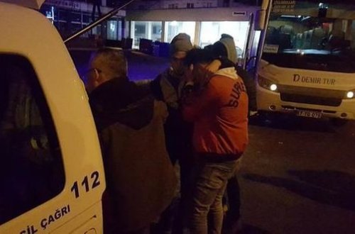 Sərxoş halda qəza törədən sürücü göz yaşlarını saxlaya bilmədi - VİDEO