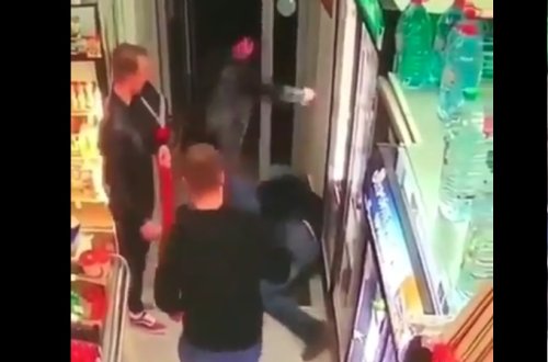 Xocalı şəhidlərini təhqir etdi döyüldü - VİDEO