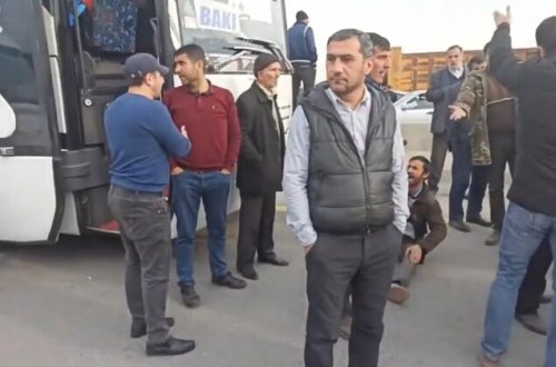 Ucarda bir qrup sakin aksiya keçirdi - Səbəb