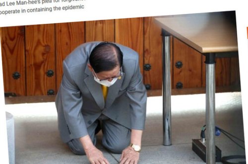 Sekta başçısı diz çöküb üzr istədi - KORONAVİRUSA GÖRƏ - FOTO-VİDEO