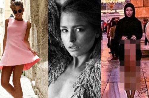 Ayasofyada çılpaq poza verən model həbs olunacaq - FOTOLAR