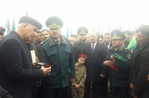 Şəhid sərhədçimiz medalla təltif edildi
