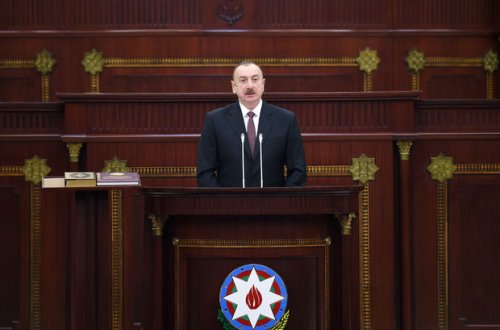 İlham Əliyev yeni çağırış Milli Məclisin ilk iclasında - YENİLƏNİB