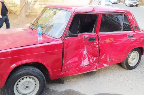 Mingəçevirdə daha bir yol qəzası - XƏSARƏT ALANLAR VAR+FOTOLAR