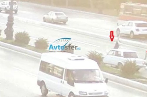 Bakıda ana və uşağı maşın belə vurdu - ANBAAN VİDEO