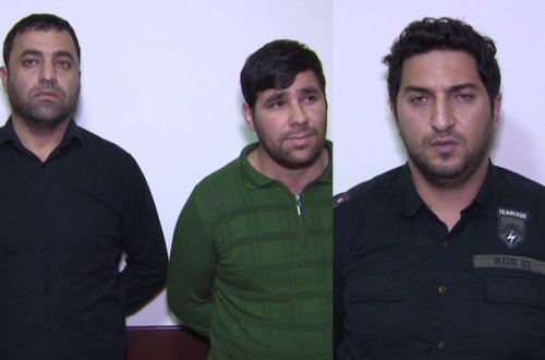 Vətəndaşlardan hədə-qorxu ilə pul tələb edən dəstə üzvləri tutuldu - FOTO