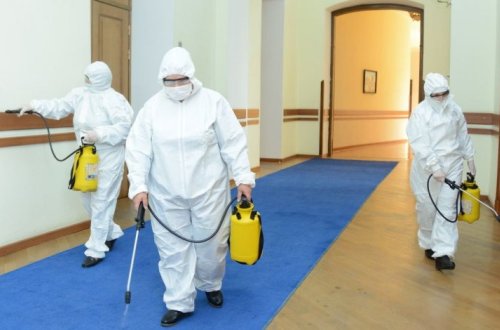 В Азербайджане дезинфицируются учреждения социального обслуживания - ФОТО