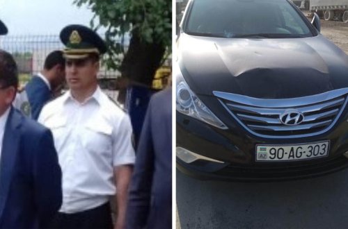 General Mehdiyevin qohumu maşınla adam öldürüb - FOTO