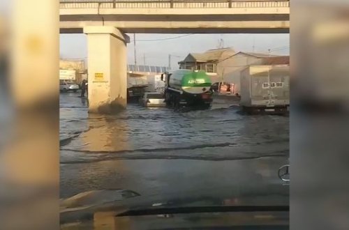 Bakıda bu yol “Venesiya”ya çevrildi - VİDEO