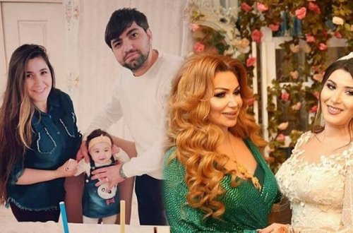 Könül Kərimovanın qızı və nəvəsindən yeni görüntülər