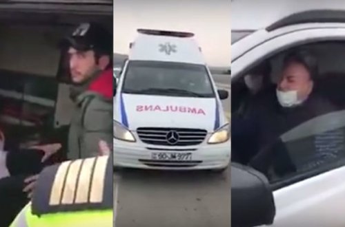 Təcili yardım maşını ilə sərnişin daşıyan şəxs işdən çıxarıldı - RƏSMİ