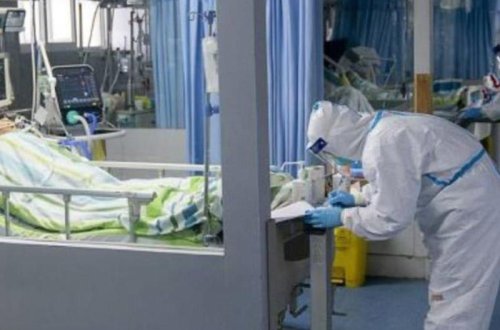 Koronavirus dəhşəti: Buz meydançasını morqa çevirirlər - VİDEO