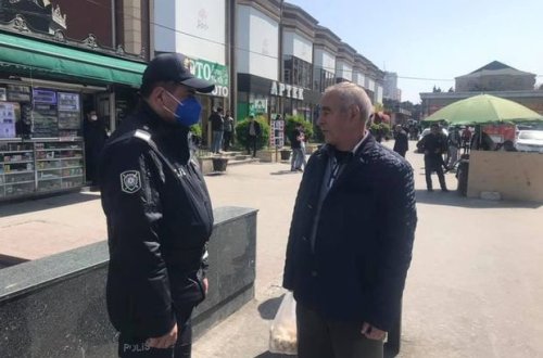 В Баку штрафуют нарушителей карантинного режима - ФОТО
