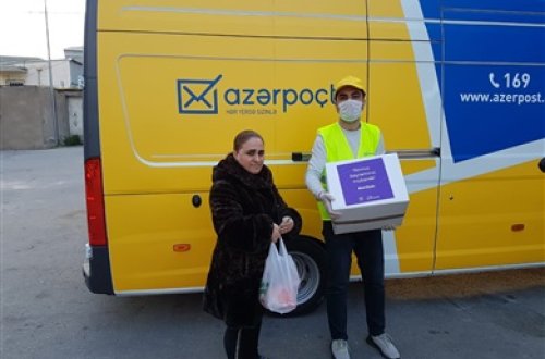 “Azərpoçt” MMC tərəfindən bu günədək 3 mindən artıq ailəyə yardım paylanılıb