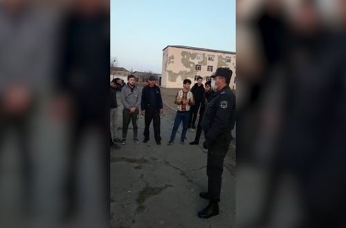 Gəncədə gənclər xüsusi karantin rejimini pozdu - VİDEO