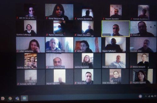 Mingəçevir Dövlət Universitetində Aprel döyüşlərinə həsr olunmuş virtual konfrans keçirilib