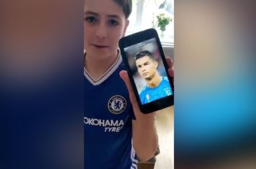 Ronaldo, yoxsa Ronaldu: Ata oğlunu ələ saldı - VİDEO