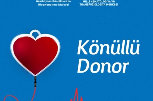 Azərbaycan könüllüləri “Könüllü Donor” kampaniyasına başladılar