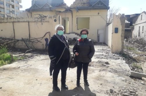 Evləri zorla əllərindən alınan Nərimanov rayon sakinləri prezidentə müraciət etdi - FOTOLAR