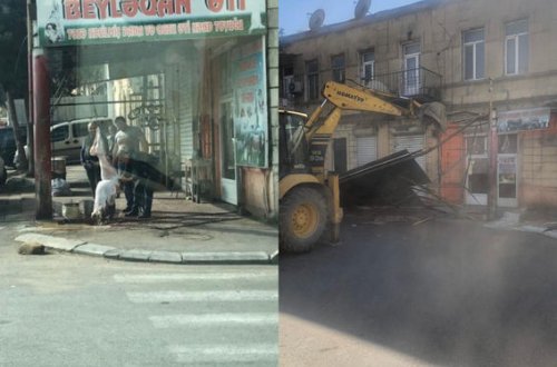 Bakıda reydlər keçirildi - Karantin tələblərinə əməl etməyən ət kəsimi məntəqələri bağlandı - FOTO