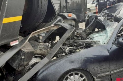 Bakıda dəhşətli yol qəzası - Polis əməkdaşı öldü
