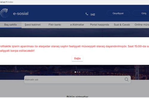 E-sosial.az saytında problem yarandı – SƏBƏB